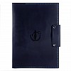 Кожана папка - портфель для документів Anchor Stuff Подарунок юристу А4 Темно-синя (as150102-4)