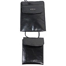 Комплект з сумкою і портмоне два в одному зі шкіри Giorgio Ferretti Чорний (GF00026-5)