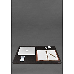 Коврик для рабочего стола 2.0 двухсторонний темно-коричневый BlankNote
