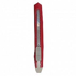 Нож канцелярский Bambi 804 13 х 2 см лезвие 9 мм Red