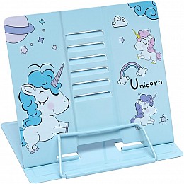 Підставка для книг "Unicorn" Bambi LTS-YD1001 металева Blue