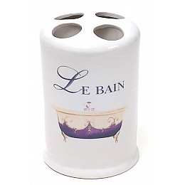Підставка LE BAIN діаметр 8.7х13.4 см для зубних щіток фарфор Bona DP43445
