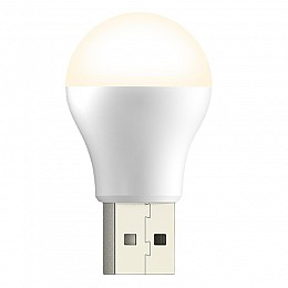 Лампа світлодіодна для повербанка Lesko USB 2023 Тепле світло (10412-51832)