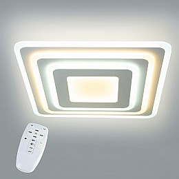 Потолочная LED люстра светильник светодиодный белый Sunlight 19718/500