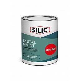 Антикоррозийная быстросохнущая грунт-эмаль Силик Украина Metalsil 1кг Черный (MTSCH)