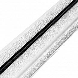 Самоклеючий плінтус РР білий з чорною смужкою 2300*70*4мм (D) SW-00001830 Sticker Wall