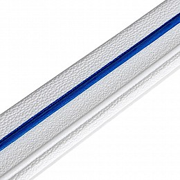 Самоклеючий плінтус РР білий з синьою смужкою 2300*70*4мм (D) SW-00001831 Sticker Wall