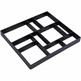 Форма Lesko D60X50 пластиковая для изготовления тротуарной плитки брусчатки для цемента бетона (12193-67736)