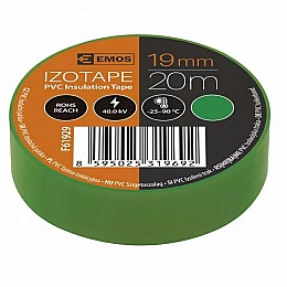 Ізолента EMOS PVC 19/20 GREEN