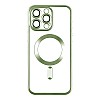 Чехол TPU Metallic Chrome Full Camera Magsafe iPhone 14 Pro Max Green