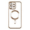 Чехол TPU Metallic Chrome Full Camera Magsafe iPhone 14 Pro Gold