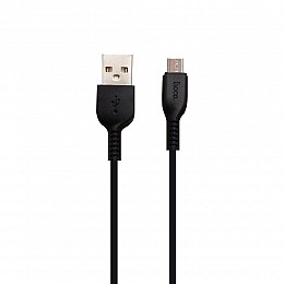 Кабель USB Hoco X13 USB - Micro USB Чорний