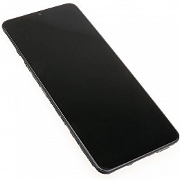 Дисплей Servise Pack для Samsung Galaxy A12 SM-A125F, A125F\DSN, A125M в сборе с сенсором и рамкой (1560*720 Pixels)