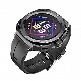 Смарт-часы Smart Watch Hoco Y14 Блютуз v5.0 емкостью 200mAh IP67/Android, iOS Black