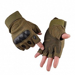 Тактичні рукавички з відкритими пальцями Oakley L Хакі (M_O_070419_23)