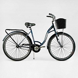 Велосипед городской Corso 28" FORTUNA 20" Темно-зеленый (137807)