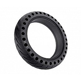 Беcкамерна шина покришка для електросамоката з амортизуючим малюнком SX 12 8 1/2 8,5 Чорна