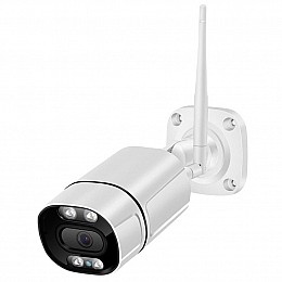 IP камера видеонагляду Tuya C16A Wi-Fi 3MP вулична з віддаленим доступом White (3_00330)