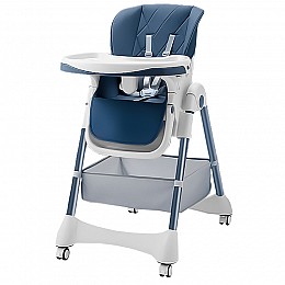 Детский стульчик для кормления Bestbaby BS-806 Sophie Blue складной
