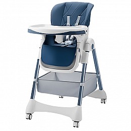 Дитячий стільчик для годування Bestbaby BS-806 Sophie Blue складний