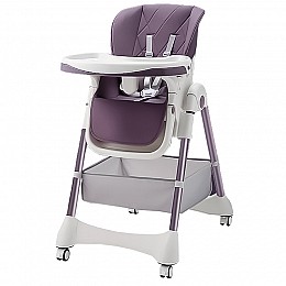Детский стульчик Bestbaby BS-806 Purple для кормления складной