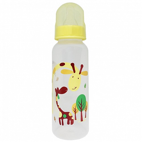 Бутылочка для кормления "Жираф" Mega Zayka MGZ-0206(Yellow) 250 мл
