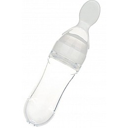 Пляшка-ложка для годування новонародженого 2Life Білий (vol-1445)