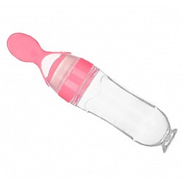 Бутылка-ложка для кормления новорожденного VOLRO Розовый (vol-1336)