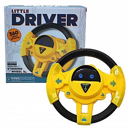 Руль музыкальный Little Driver желтый Mic (LH1706)