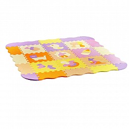 Ігровий килимок-пазл масажний TK Union Group 25 деталей Різнокольоровий (98664)