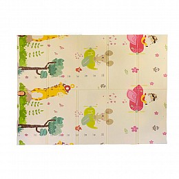 Ігровий термо килимок у сумці Baby Home Textile Animals 2-х сторонній 180х150х0.8 см Різнокольоровий (103430)