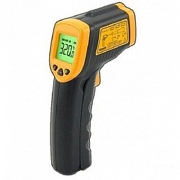 Промышленный градусник TEMPERATURE AR 320/360 с инфракрасным термометром Черный (1024)
