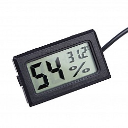 Термометр - гигрометр Digital FY-12 с выносным датчиком 1.5 м Черный (20053100257)