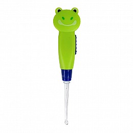 Ушной фонарик для детей Mega Zayka MGZ-0708(Frog) со сменными насадками