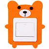Декоративная накладка на выключатель Chilian RD900OB медведь Оранжевый