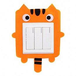 Декоративная накладка на выключатель Chilian RD900OT тигренок Оранжевый
