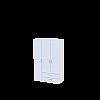 Розпашна шафа для одягу Doros Ектор Білий 3 ДСП 116х180х49.5 (80737076)