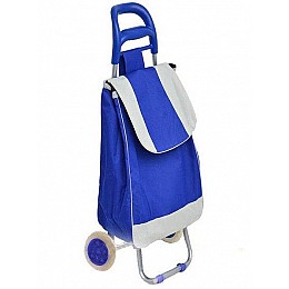 Тачка сумка на колесах кравчучка Stenson E00317 95см Blue