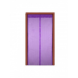 Дверна антимоскітна сітка штора на магнітах кольорова Magic Mesh 210*100 см Фіолетовий