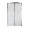 Дверная антимоскитная сетка штора на магнитах Magic Mesh 210*100 см Серый