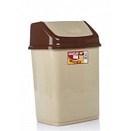 Відро для сміття Senyayla 8,4 л Бежево-коричневий (4180-bj)