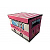 Ящик для хранения игрушек и вещей автобус розовый ice cream HMD 216-10228678