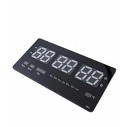 Настенные электронные часы Digital Clock 4622 LED Черные с белым