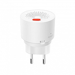 Розумний датчик витоку газу та пожежної безпеки, білий з сиреною WiFi Tuya - 901865