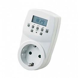 Електронний таймер тижневий Horoz Electric Timer-2 Білий (20053100258)