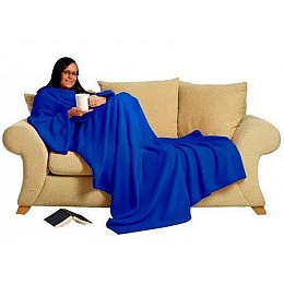 Плед с рукавами OPT-TOP Snuggie Blanket синий (1756375291)