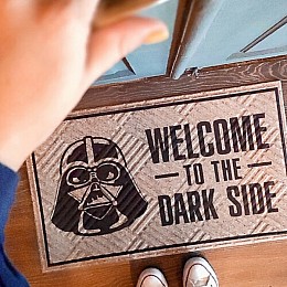 Дверний килимок Welcome to the dark side Бежевый (125055)