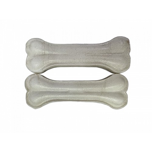 Білі пресовані кістки Weifang із сиром'ятної шкіри 7,5 см 20 г/шт упаковка 10 шт