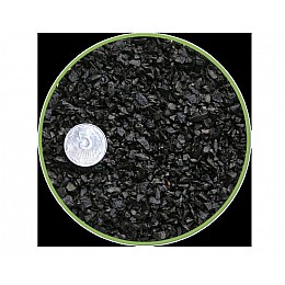 Грунт Nechay ZOO чорний дрібний 2-5мм, базальт 10 кг