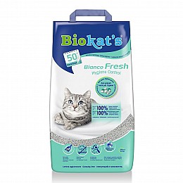 Наповнювач бентонітовий Biokats Bianco Fresh 10 л